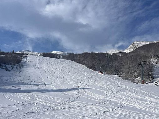 Neve di Pasqua all'Abetone