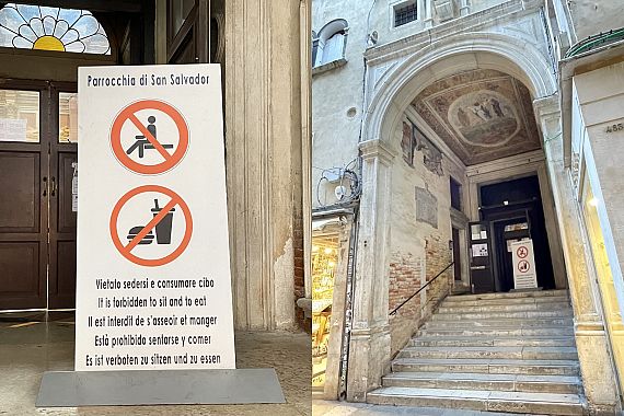 La chiesa di San Salvador a Venezia - foto Blue Lama